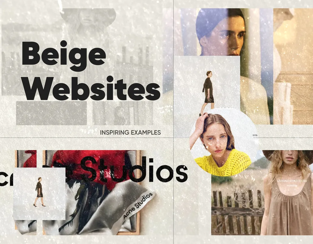 12 bézs színű weboldal, ami megmutatja az elegáns semleges paletta erejét