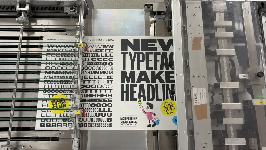 Sajtófutár: a Newspaper Club saját betűtípust mutat be