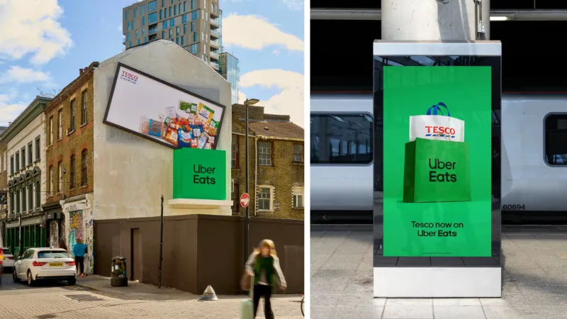 A Tesco heti bevásárlása egyenesen az Uber Eats zsákjába csúszik